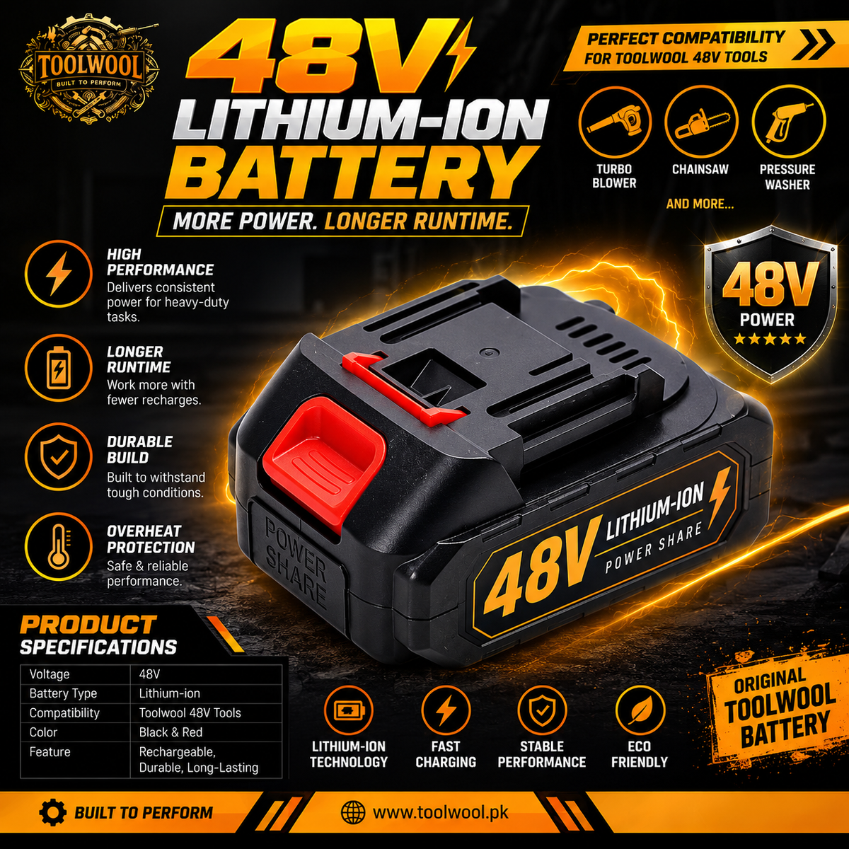 48V Lithium-Ion Battery