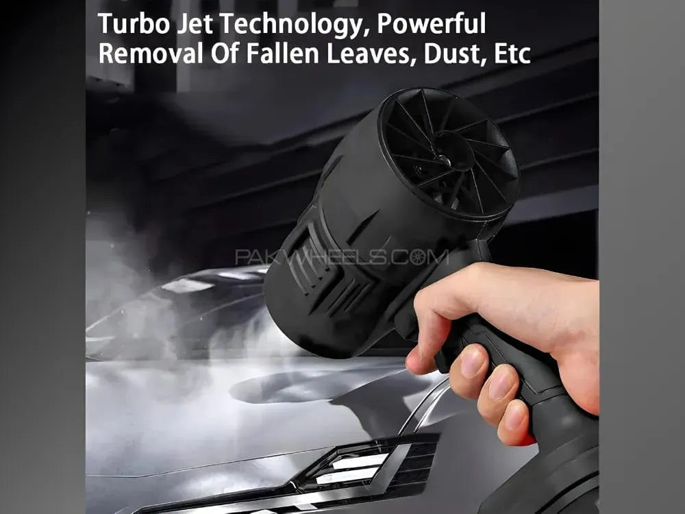 Turbo blower for dust cleaning cars and workshops