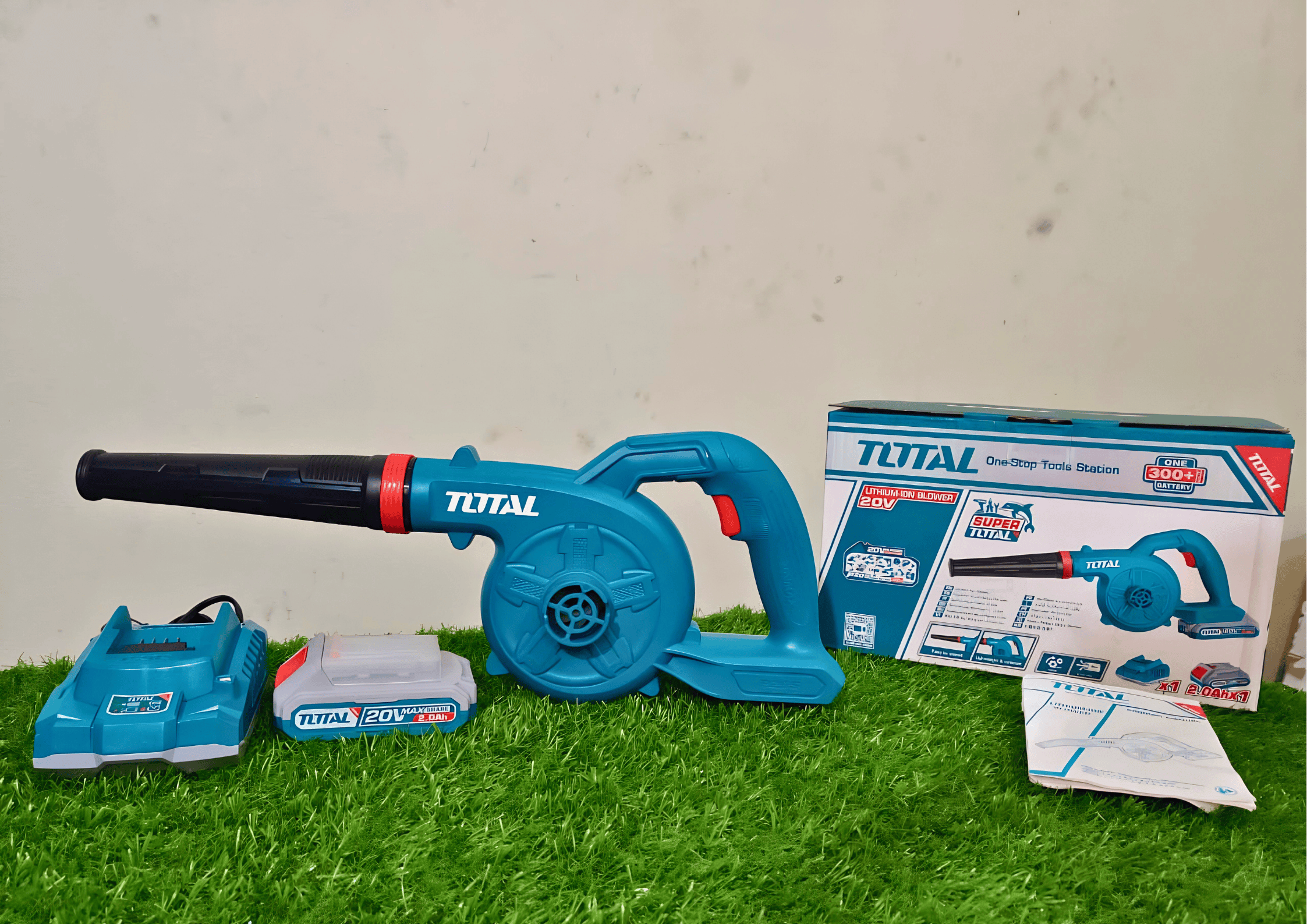 TOTAL 20V Cordless Blower | Lightweight, Compact & Powerful Dust Cleaner