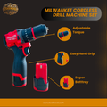 Bosch 48V Brushless Cordless Drill Machine Kit – 2 Batteries + Full Accessories + Heavy Case