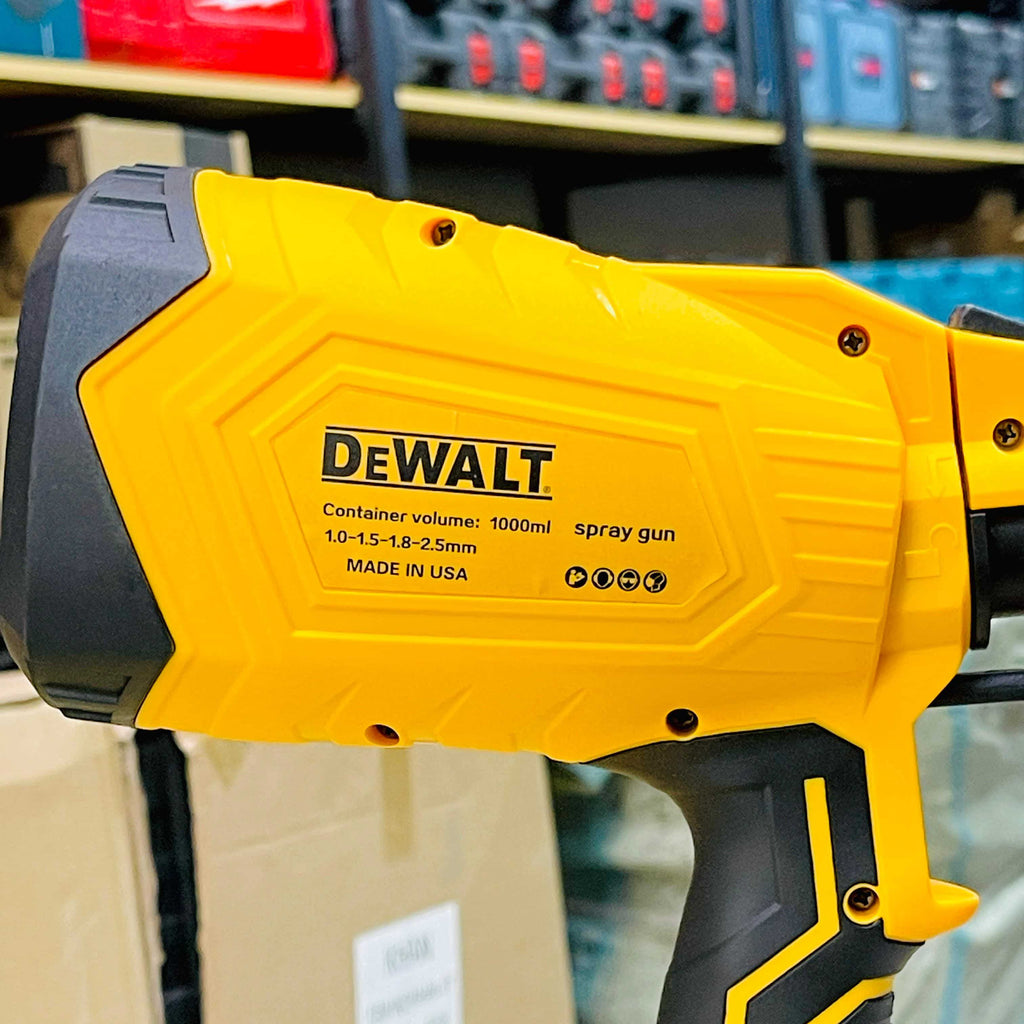 DEWALT 88V Cordless Paint Spray Gun – Portable Electric Spray Painter | 2 Batteries | 1000ml Tank