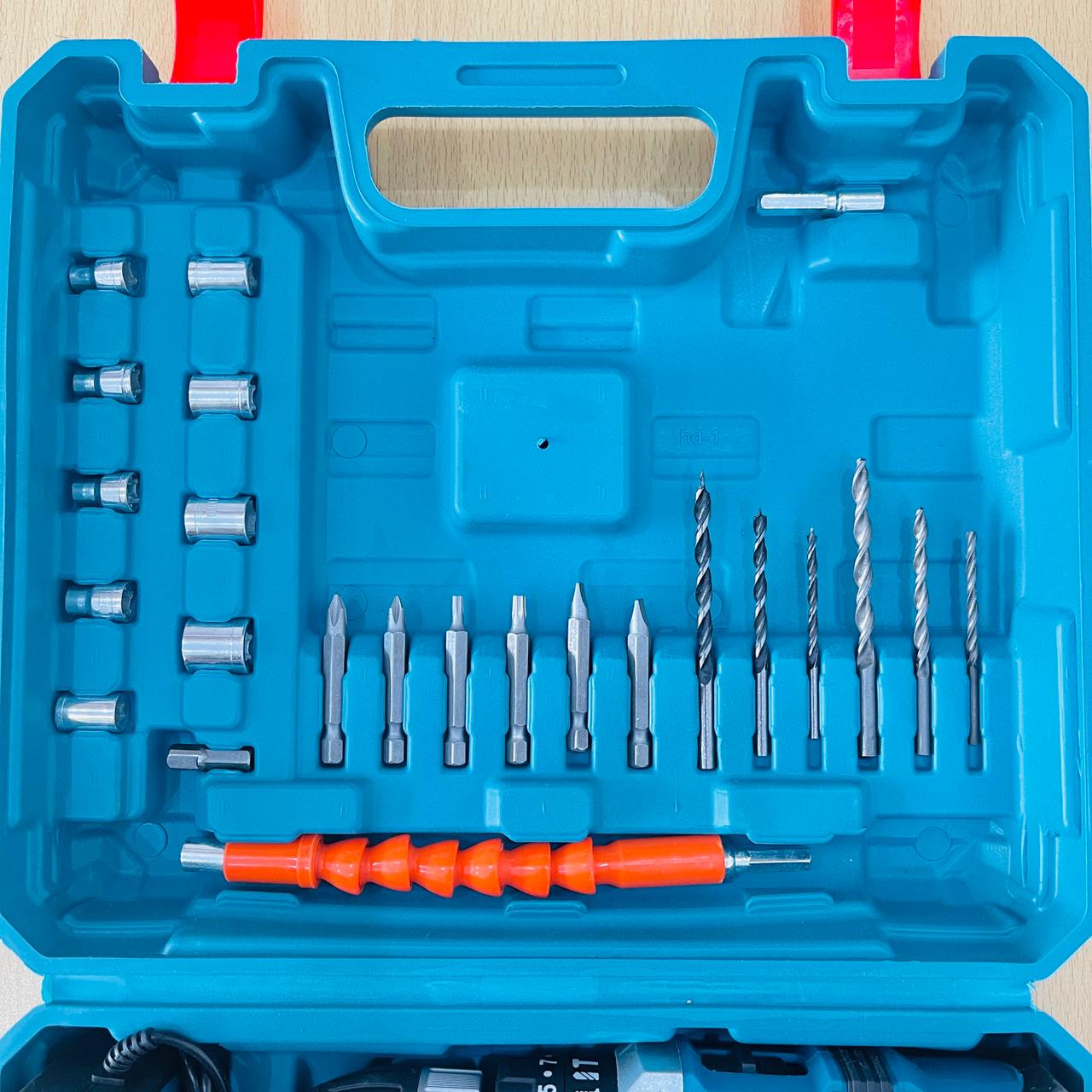 Makita 36V Cordless Li-ion Drill Machine Kit (2 Batteries + Full Accessories)