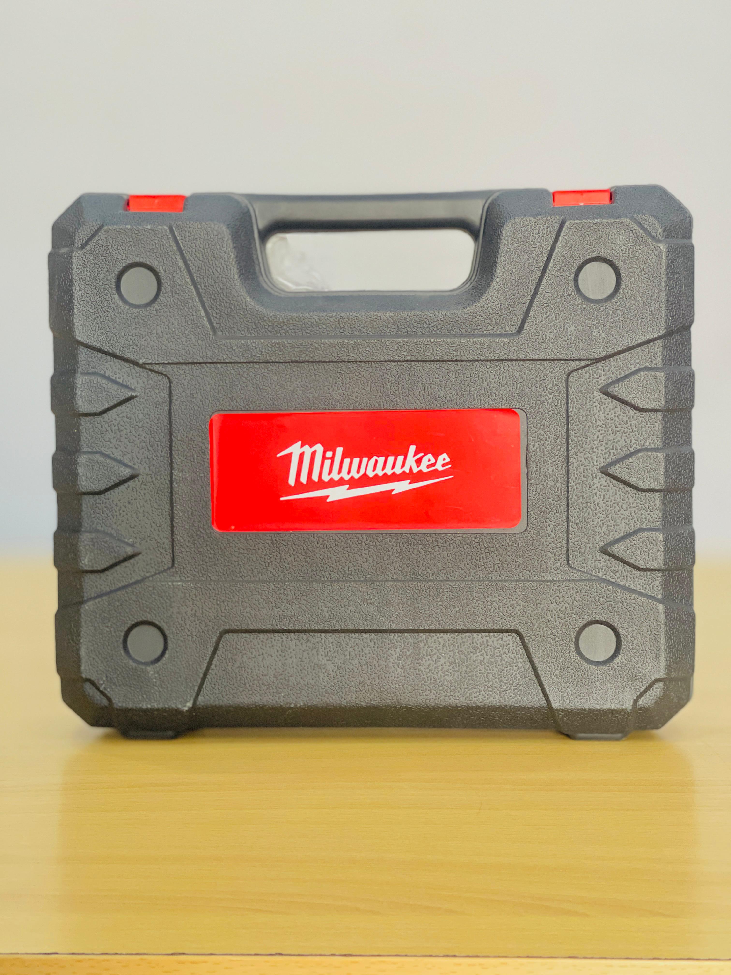 Milwaukee 36V Cordless Drill Machine Kit – 2 Batteries + Full Tool Set + Carry Case