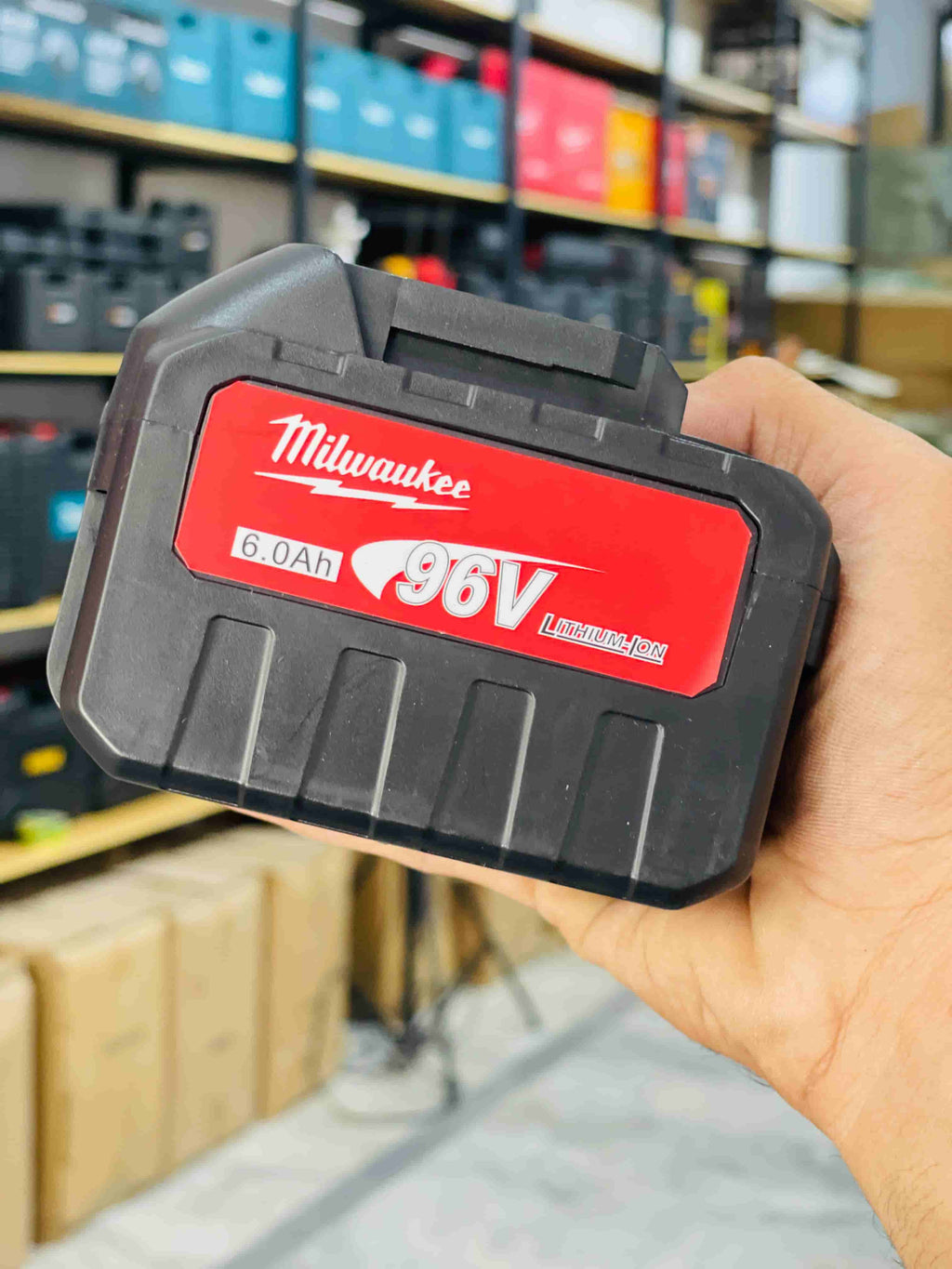 Milwaukee 96V Brushless Impact Wrench – Heavy Duty Cordless Nut Bolt Remover | 600Nm Torque | Dual Battery Kit